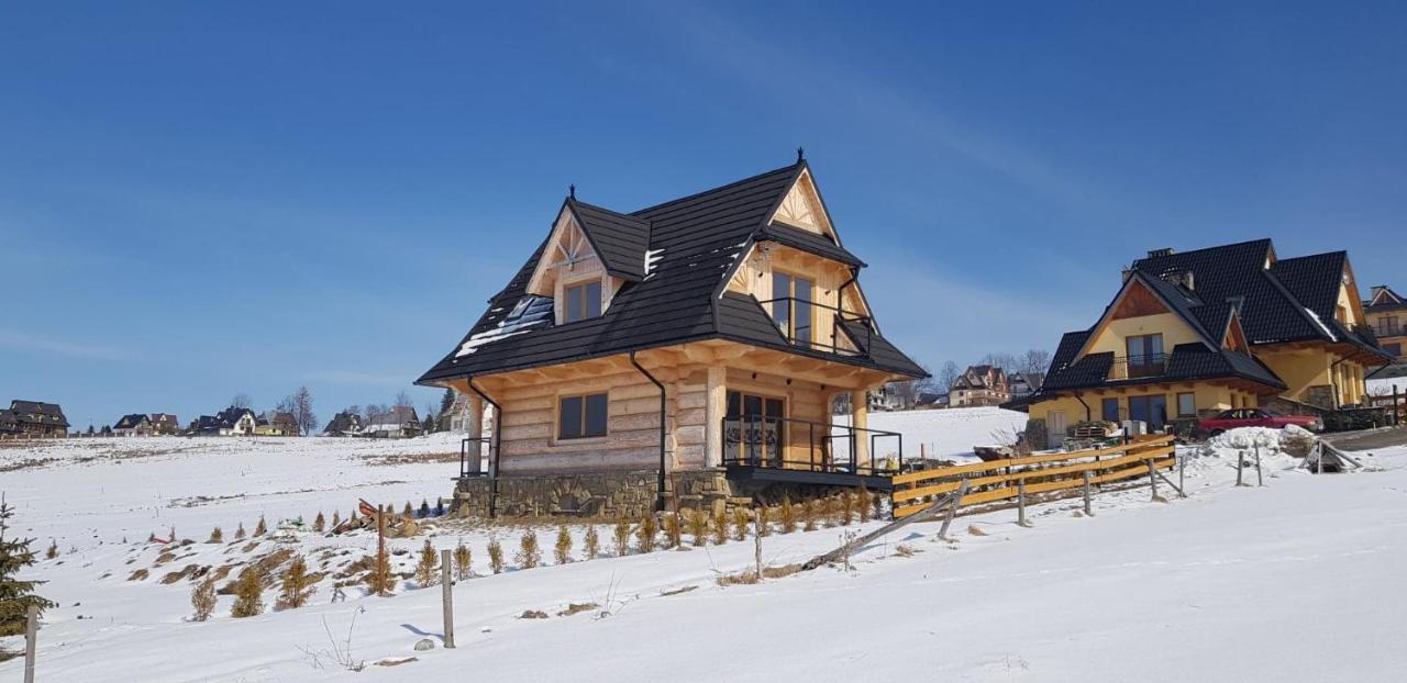 Góralski domek z bali SAŁAS Zab Exterior foto